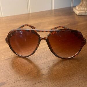 Ray Ban Tortoise Pilot Sunglasses
